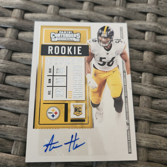 Panini Contenders Football Rookie Ticket Alex Highsmith Auto #177