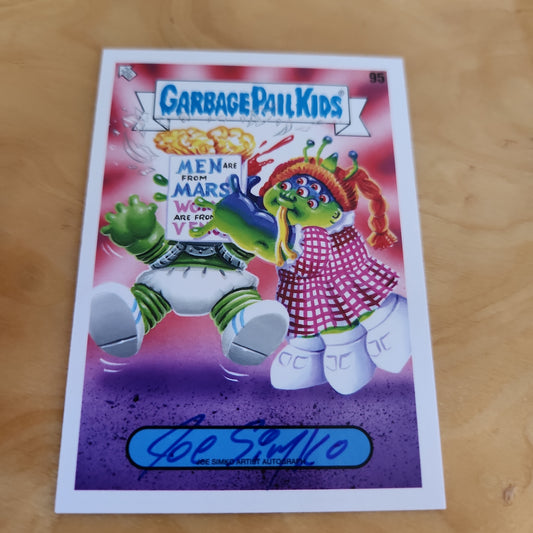 Topps Garbage Pail Kids Joe Simko Auto #95