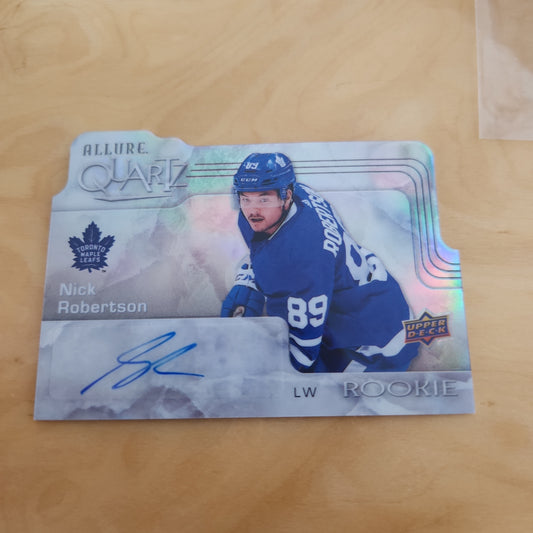 Upper Deck Dye-Cut Allure Quartz Nike Robertson RC Auto #AQ-NR