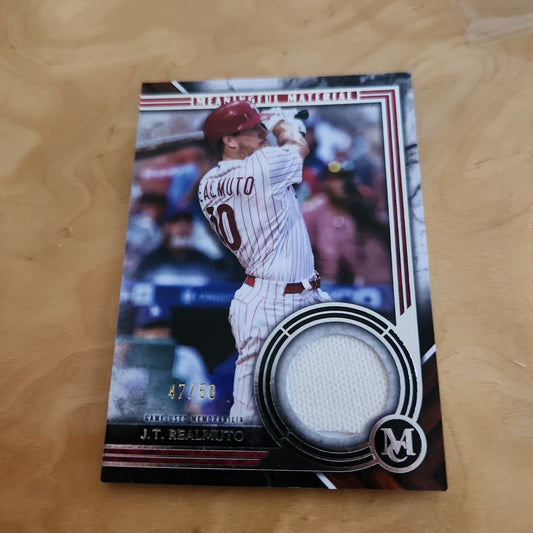 Topps MC J.T. Realmuto Jersey Patch 47/50 #MMR1-JR