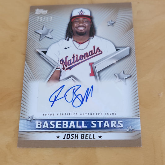 Topps Baseball Star Josh Bell Auto 29/50 #BSA-JBE