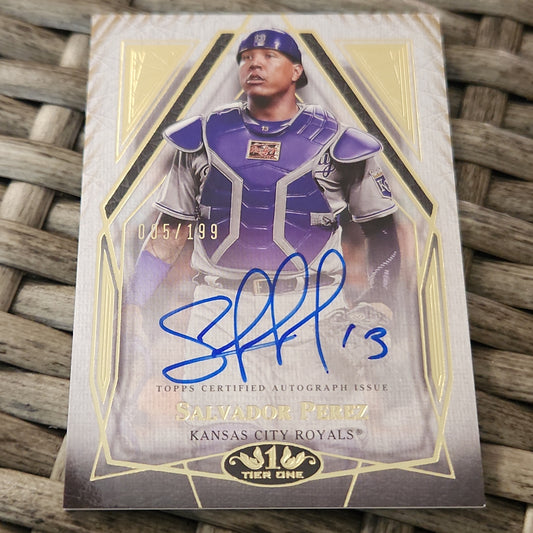 Panini Tier 1 Salvador Perez Auto 005/199 #TIA-SP