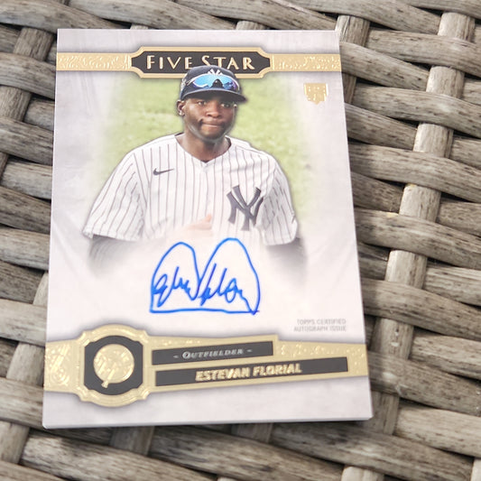 Topps Five Star Estevan Florial RC Auto #FSA-EF