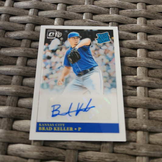 Panini Optic Donruss Rated Rookie Brad Keller Auto #R85-BK