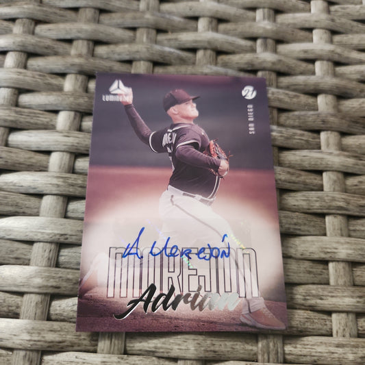 Panini Luminance Adrian Morejon Auto #LA-AM