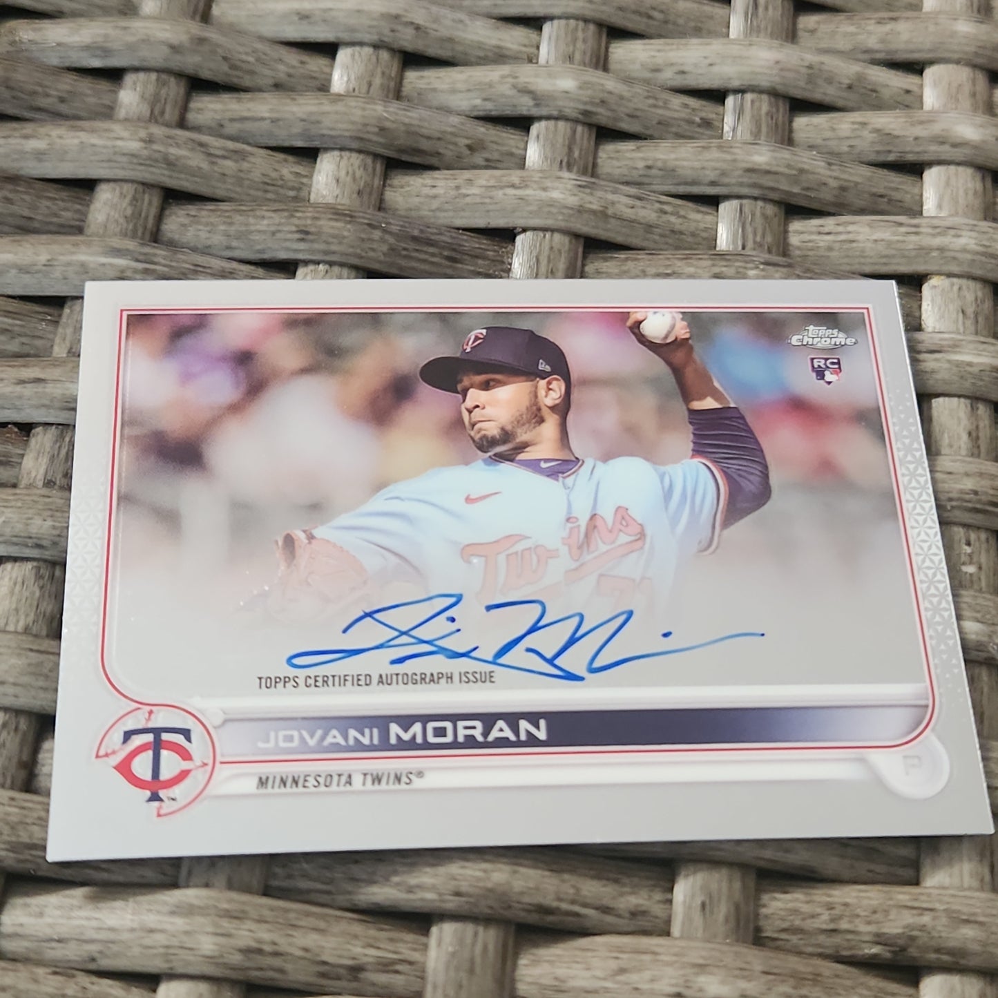 Topps Chrome Jovani Moran RC Auto #RA-JMO