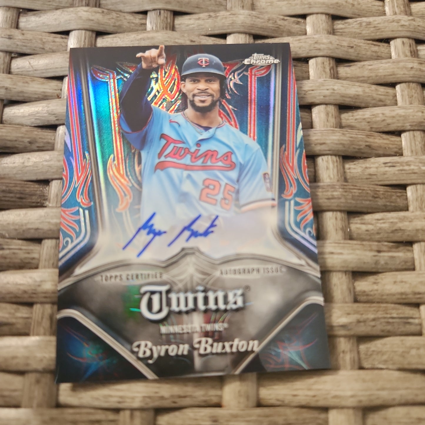Topps Chrome Bryon Buxton Auto 58/99 #PA-BB
