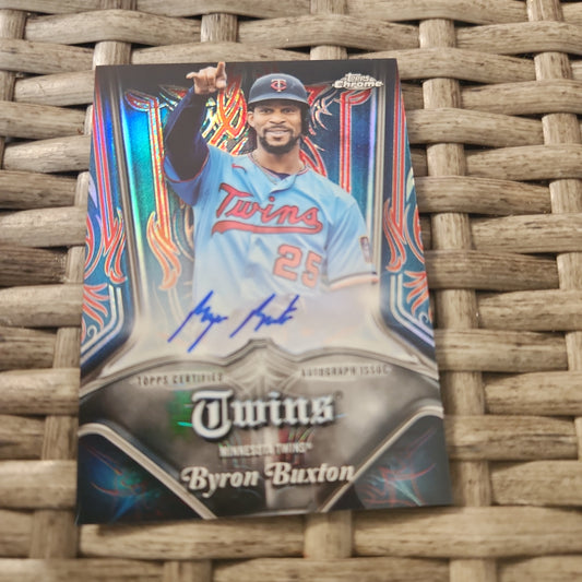 Topps Chrome Bryon Buxton Auto 58/99 #PA-BB