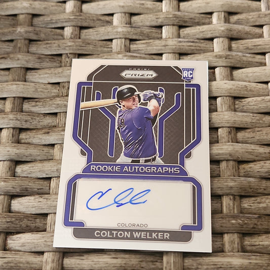 Panini Prizm Colton Welker RC Auto #RA-CW