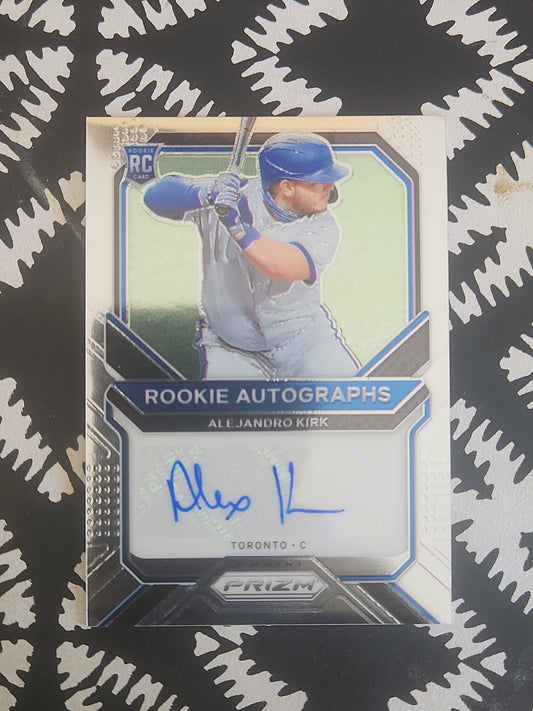 2021 Panini Prizm Alejandro Kirk RC Rookie Auto #RA-AJK Toronto Blue Jays