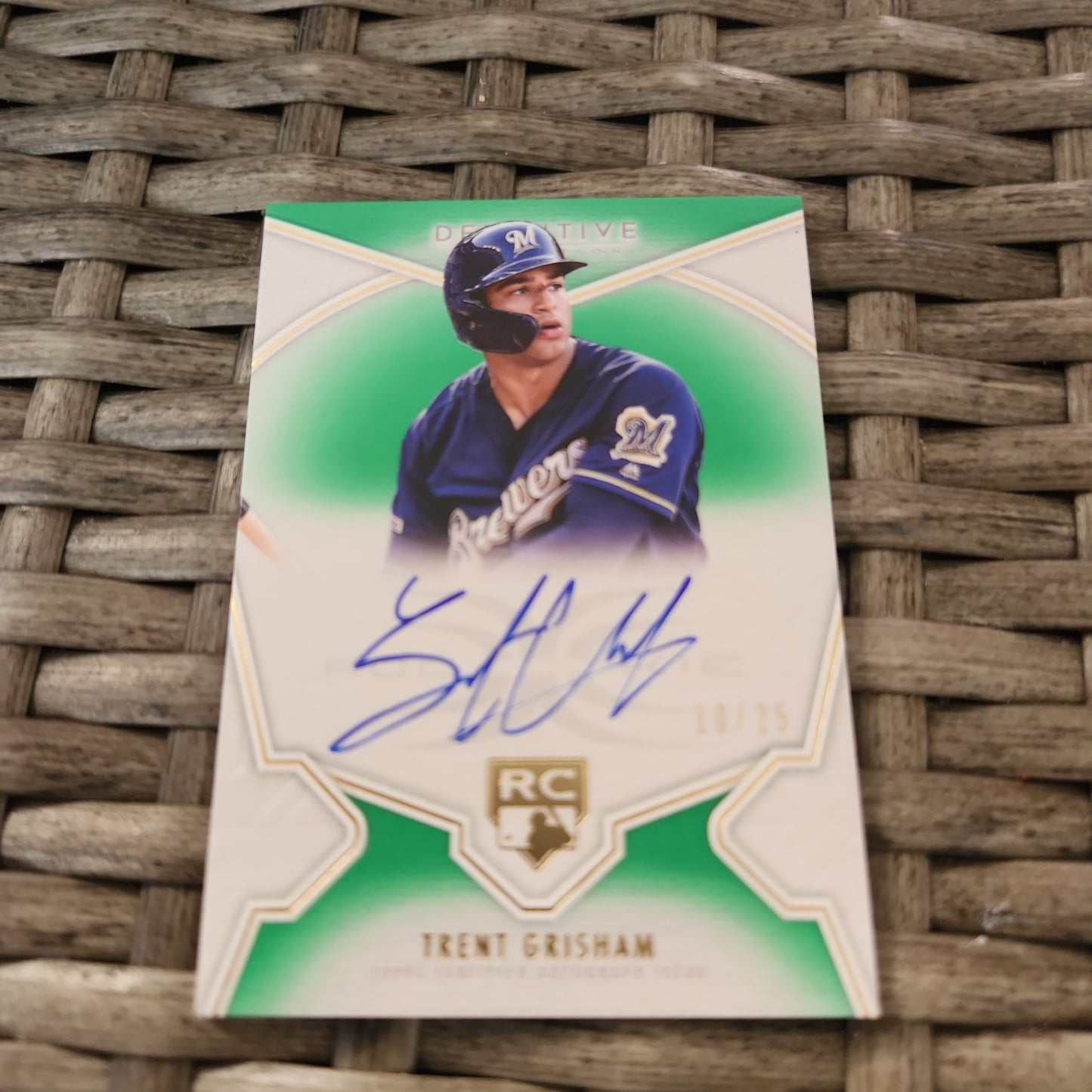 Topps Definative Trent Grisham RC Auto 10/25 #DRA-TG