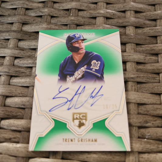 Topps Definative Trent Grisham RC Auto 10/25 #DRA-TG