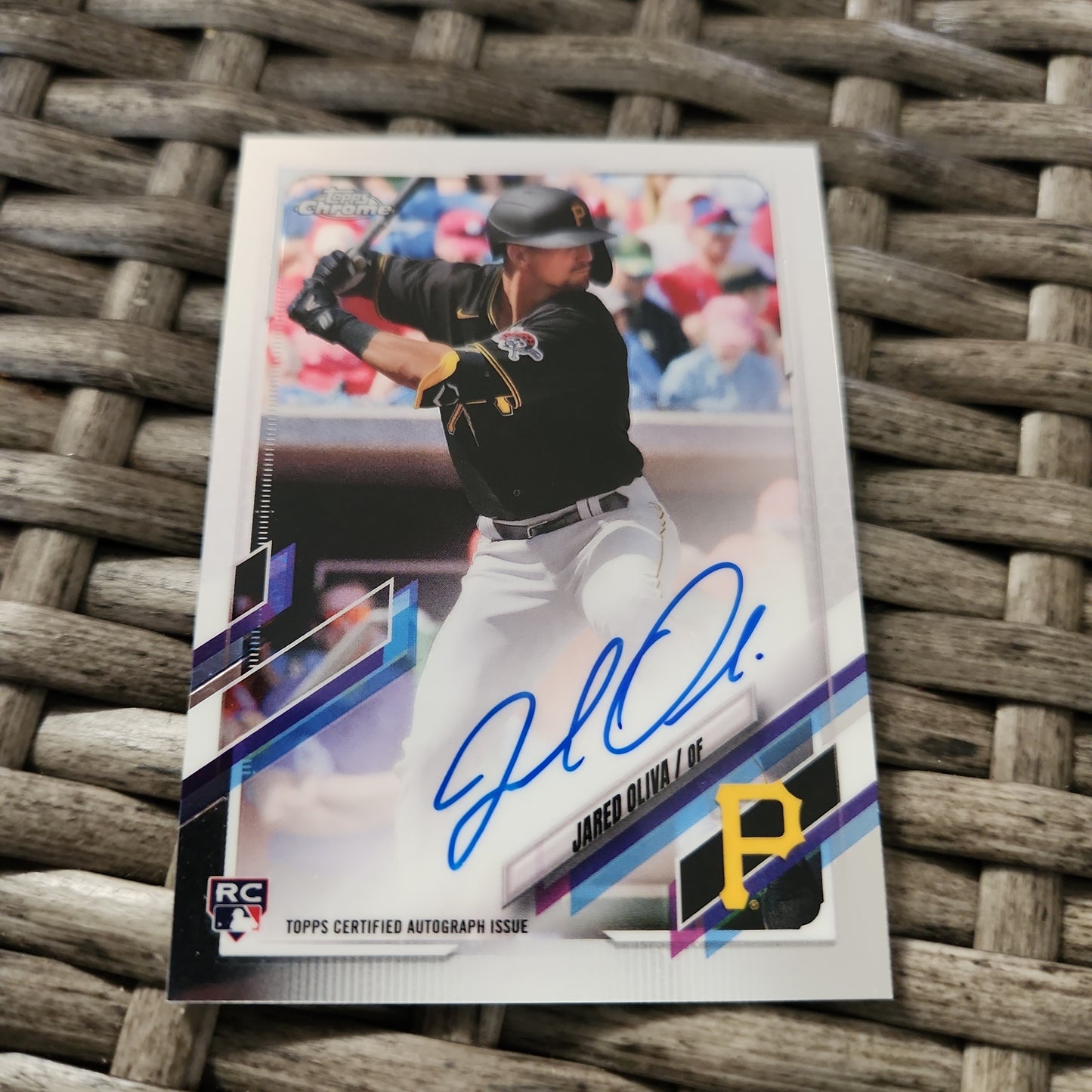 Topps Chrome Jared Oliva RC Auto #RA-JOL