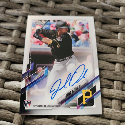 Topps Chrome Jared Oliva RC Auto #RA-JOL