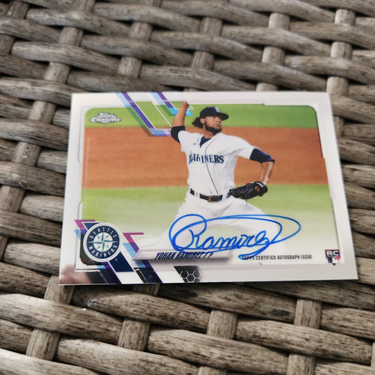 Topps Chrome Tohan Ramirez RC Auto #RA-YR