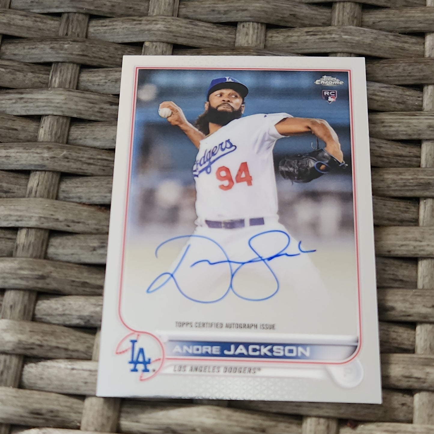 Topps Chrome Andre Jackson RC Auto #RA-AJ