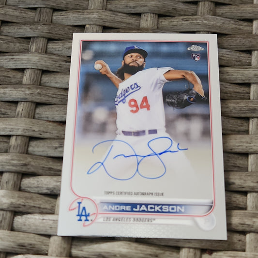 Topps Chrome Andre Jackson RC Auto #RA-AJ