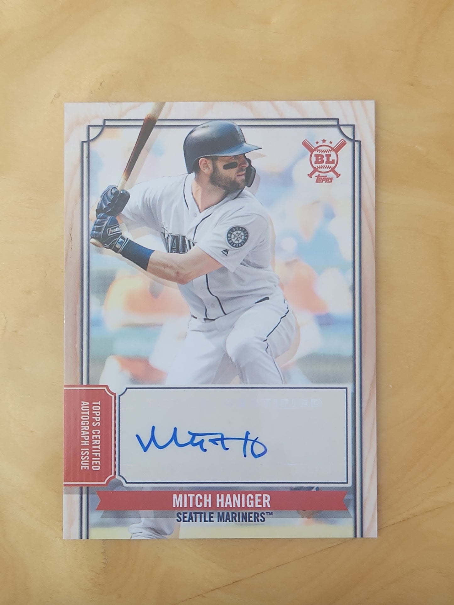 2019 Topps Big League Big League Auto Mitch Haniger #BLA-MH Auto