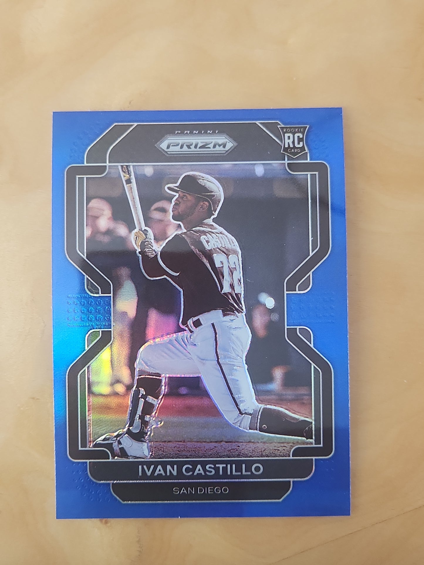 2022 Prizm Baseball Tier II Base Blue #193 Ivan Castillo - San Diego Padres