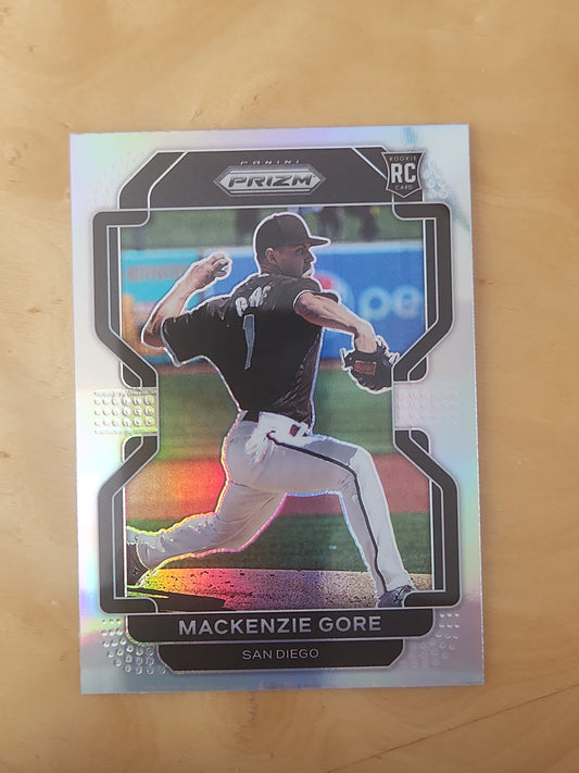 2022 Panini Prizm MacKenzie Gore Prizm RC #7 San Diego Padres