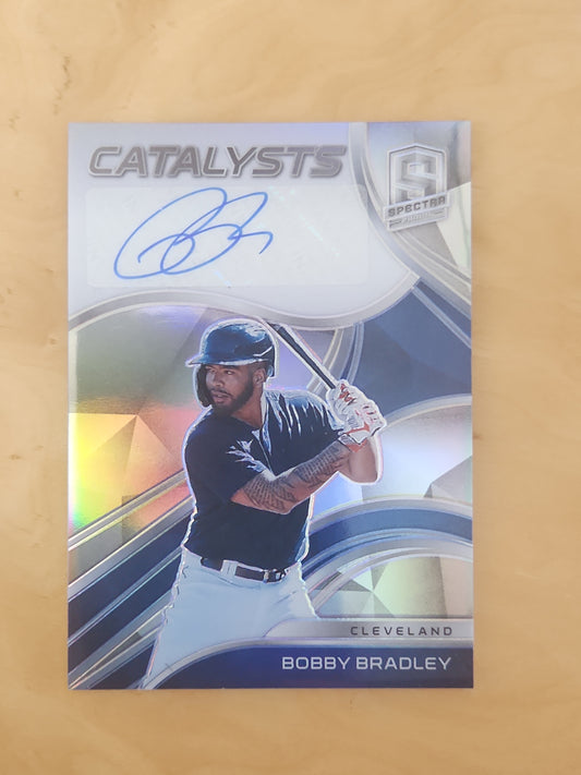 2021 Panini Spectra Catalysts Signatures Bobby Bradley #CS-BB Auto