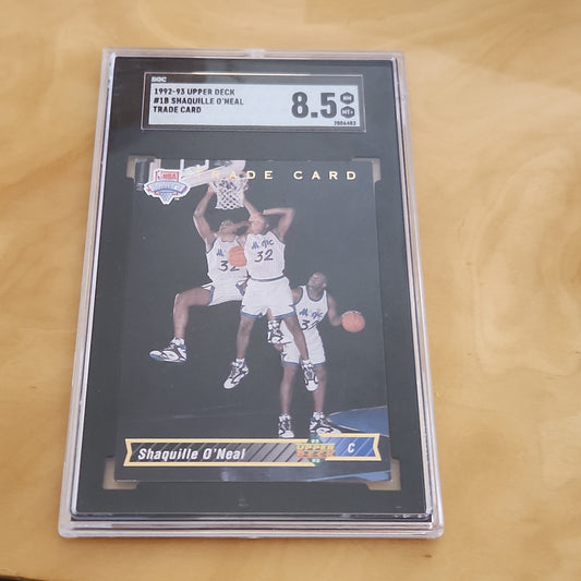 SGC 8.5 Upper Deck NBA Draft Shaqullie O'Neal #1b