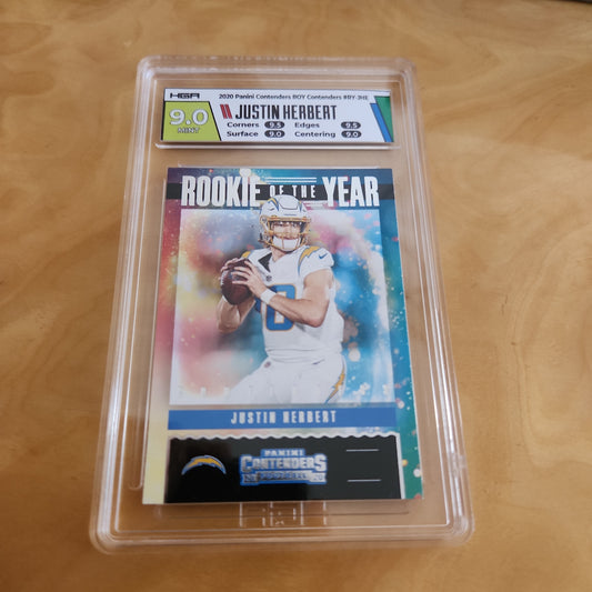 HGA 9 Panini Contenders Rookie Of The Year Justin Herbert #RY-JHE