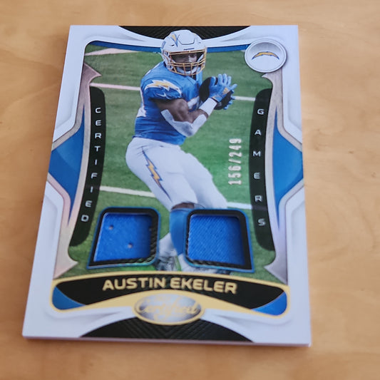 Panini Certified Austin Ekeler Jersey Patch 156/249 #9