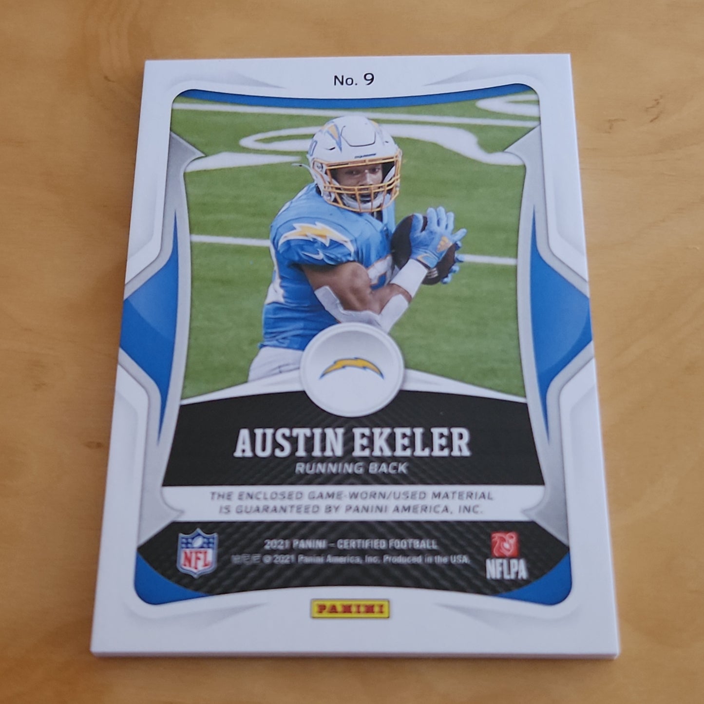 Panini Certified Austin Ekeler Jersey Patch 156/249 #9