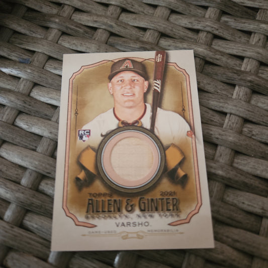 Topps Allen & Ginter Daulton Varsho RC Relic #AGA-DV
