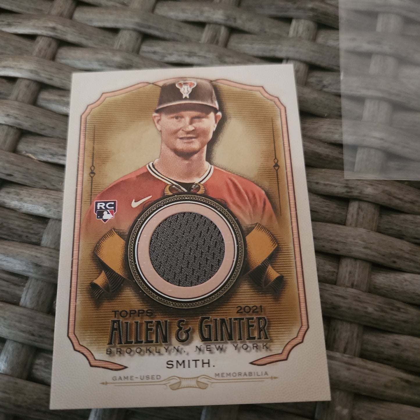 Topps Allen & Ginter Pavin Smith RC Jersey Patch #AGA-PSM