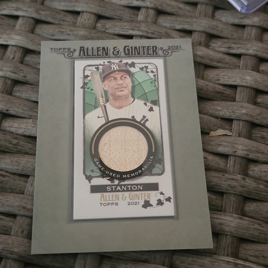 Topps Allen & Ginter Giancarlo Stanton Relic #MFR-GS