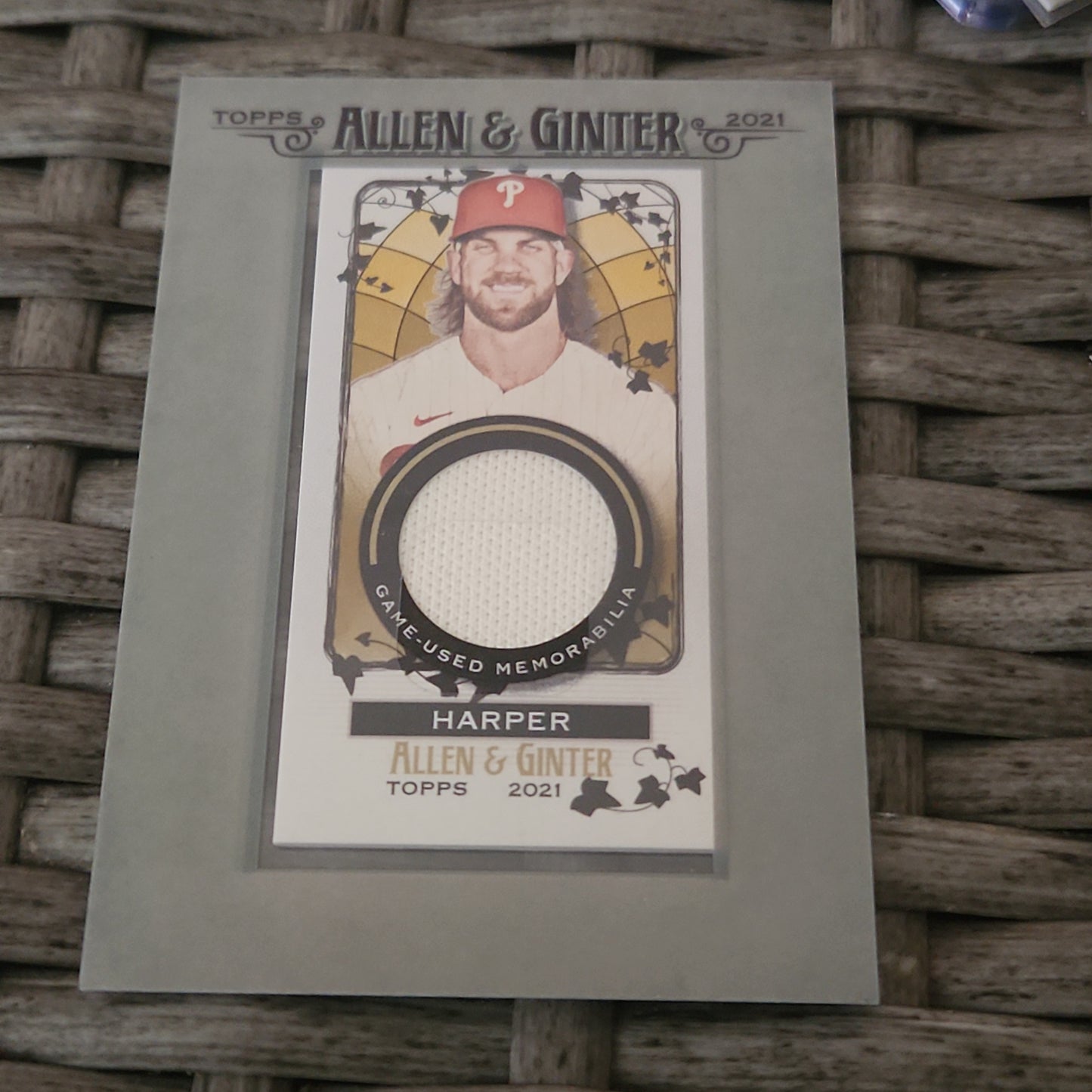 Topps Allen & Ginter Bryce Harper Jersey Patch #MFR-BH