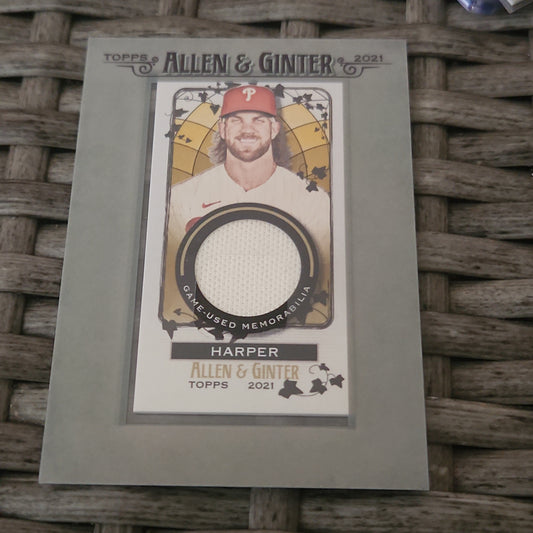 Topps Allen & Ginter Bryce Harper Jersey Patch #MFR-BH