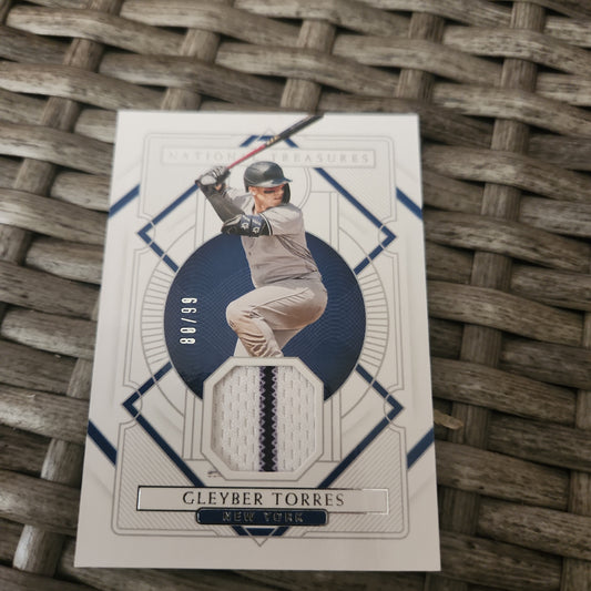 National Treasures Gleyber Torres Jeraey Patch 66/88 #80