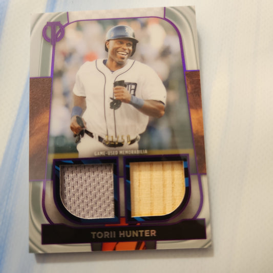 Topps Purple Parallel Torii Hunter Duo Relic 31/50 #DR-TH