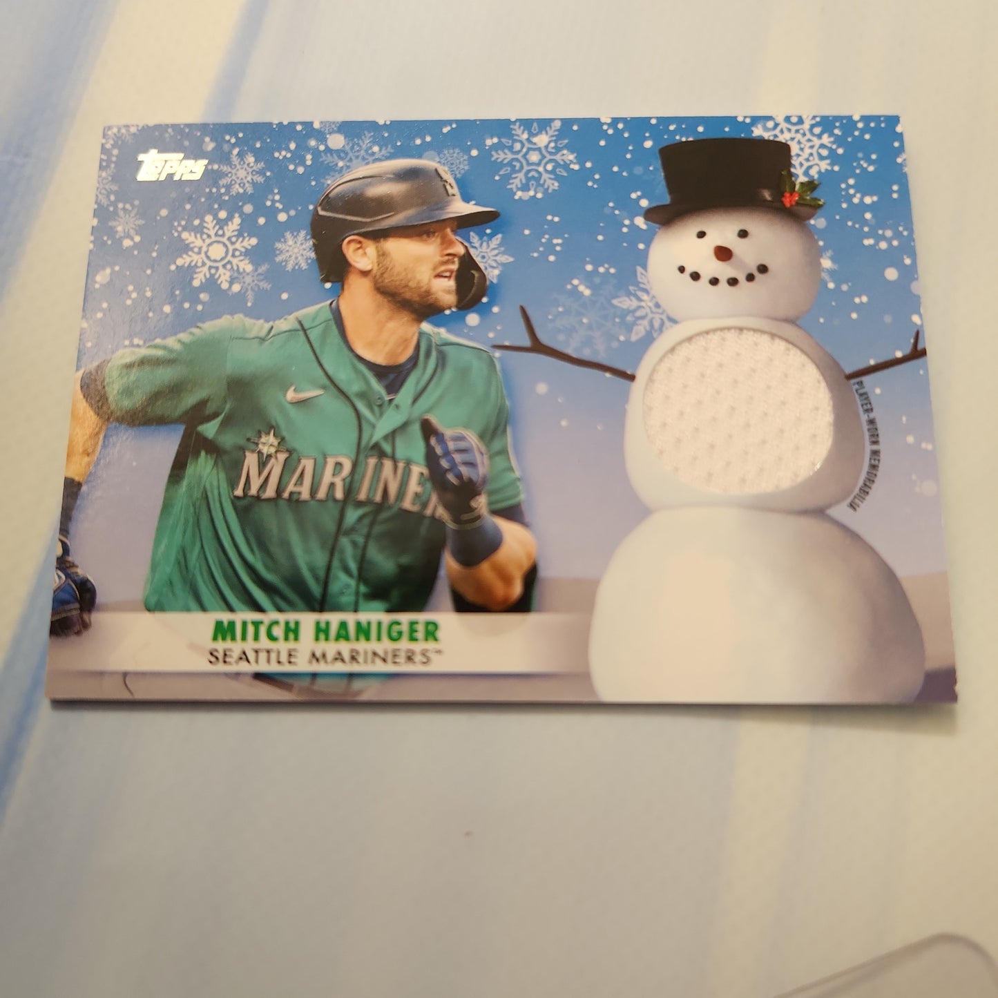Topps Holiday Mitch Haniger Jersey Patch #WRC-MH