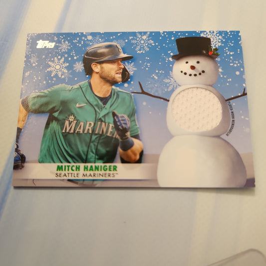 Topps Holiday Mitch Haniger Jersey Patch #WRC-MH