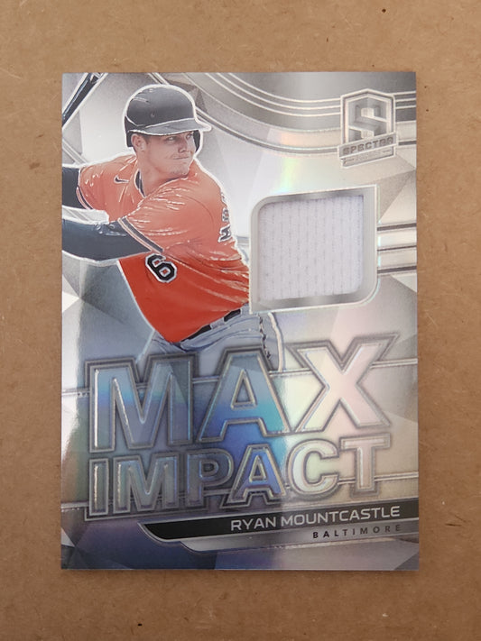 2021 Panini Spectra Ryan Mountcastle Max Impact Jersey Relic RC #MI-RM