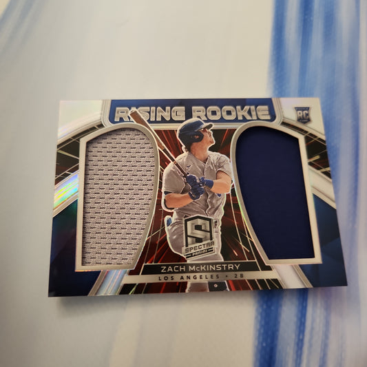 Panini Spectrr Rising Rookie Zach Mckinstry RC Duo Relic 20/75 #RR-ZM