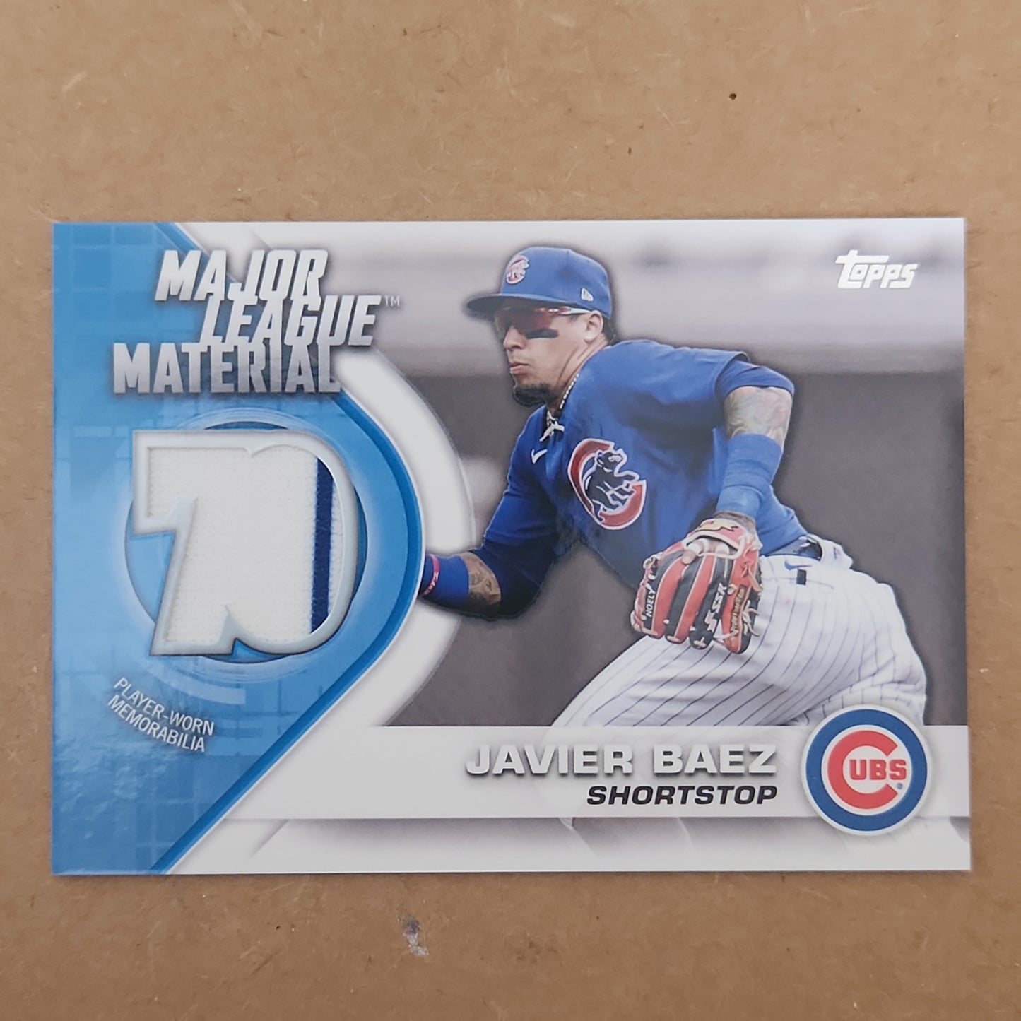 2021 Topps Javier Baez Major League Material Game Used Jersey #MLM-JB