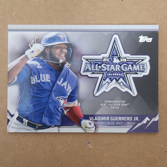 2021 Topps Update VLADIMIR GUERRERO JR. #ASGP-VG All Star Game Sleeve Patc