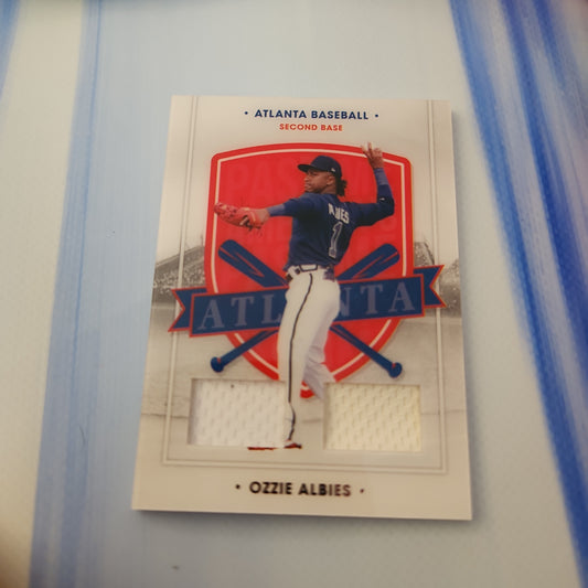Panini Ozzie Albies Duo Jersey Patch #78