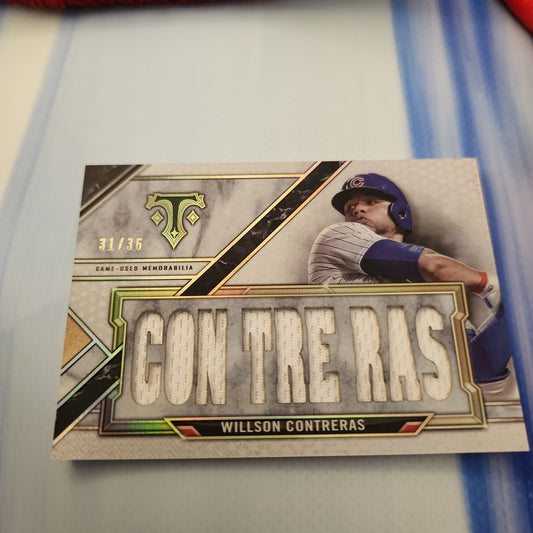 Topps Contreras Willson Contteras Jersey Patch  31/36 #TTR-WC