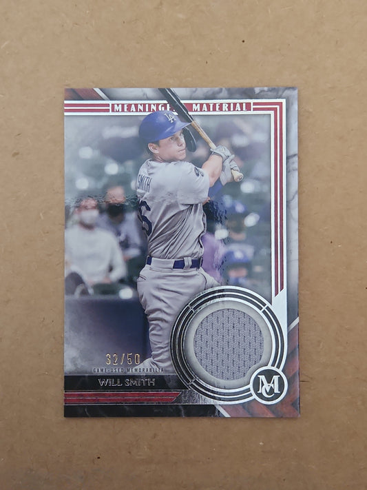 2022 Topps Meaningful Material Relic  Will Smith #MMR2-WS 32/50