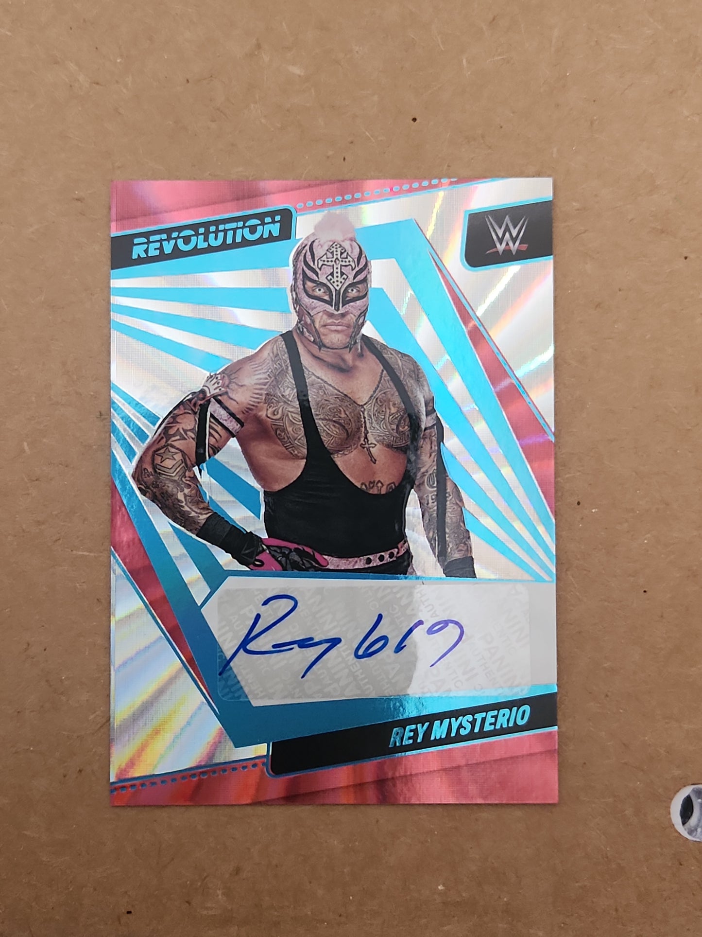 Rey Mysterio 2022 Panini Revolution WWE Autograph SP #AG-RMY Auto Blue 10/99