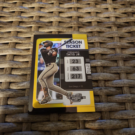 Panini Contenders Optic Season Ticket Fernando Tatis Jr. 9/10 #23