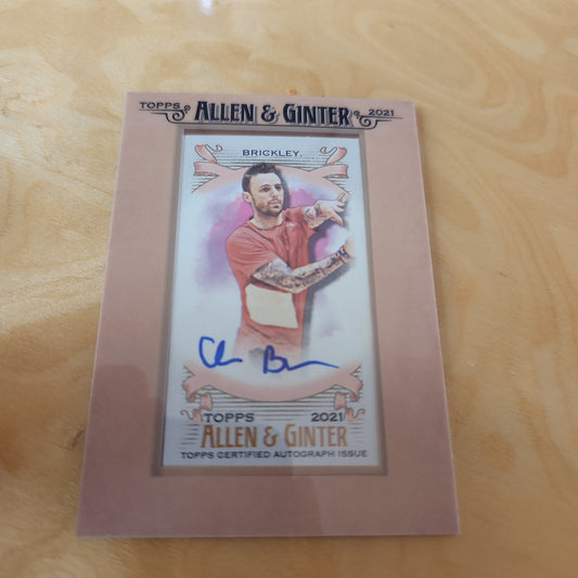 Topps Allen & Grinter Chris Brickley  Auto #FMA-CBR