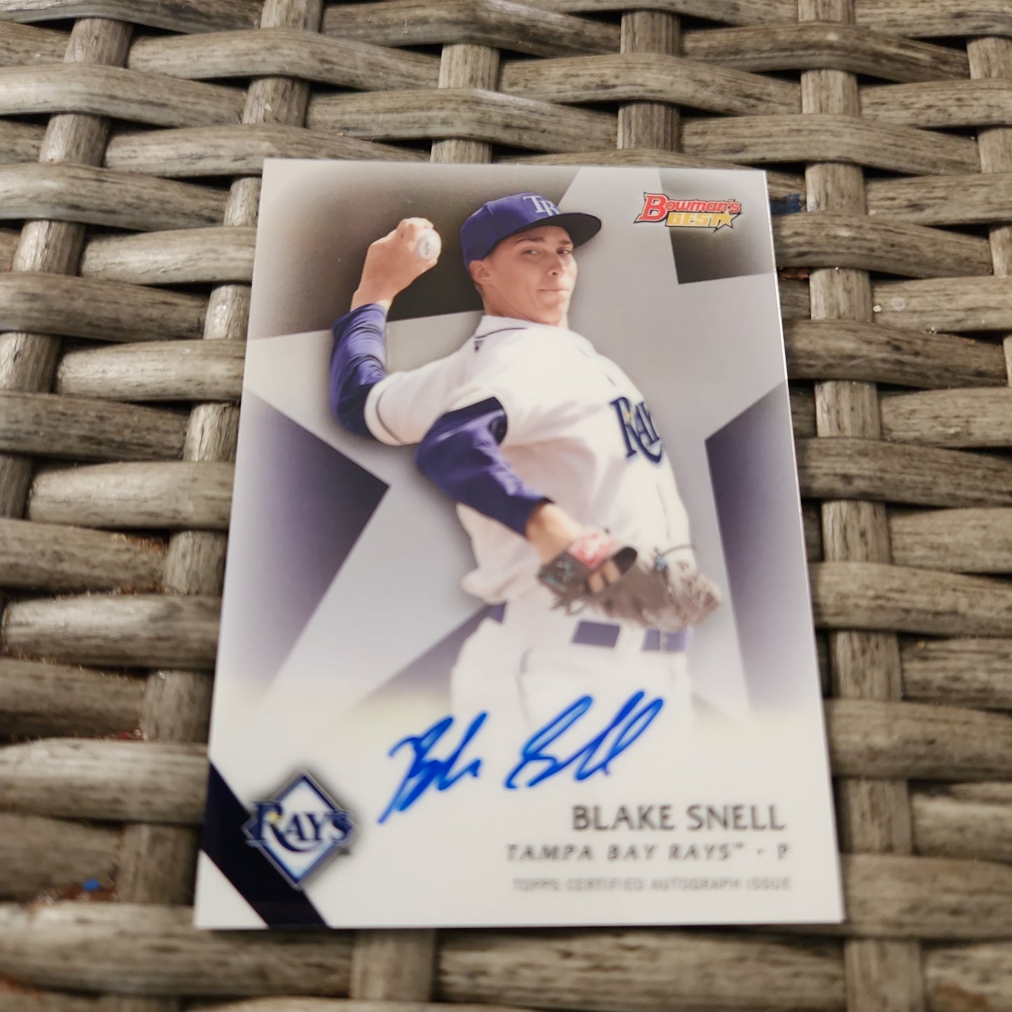 Topps Bowman Best Blake Snell Auto #B15-BSN