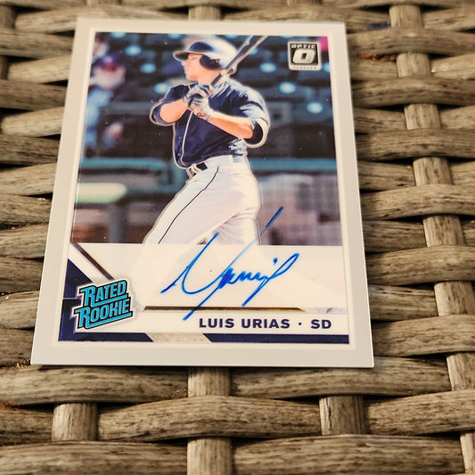 Panini Optic Rated Rookie Luis Urias Auto #RRS-LU